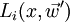 L_i(x, \vec w')