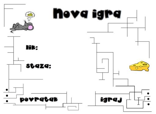 Menu u igri