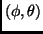 $(\phi,\theta)$