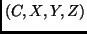 $(C,X,Y,Z)$